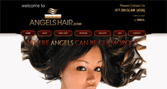 Desktop Screenshot of glamangelshair.com